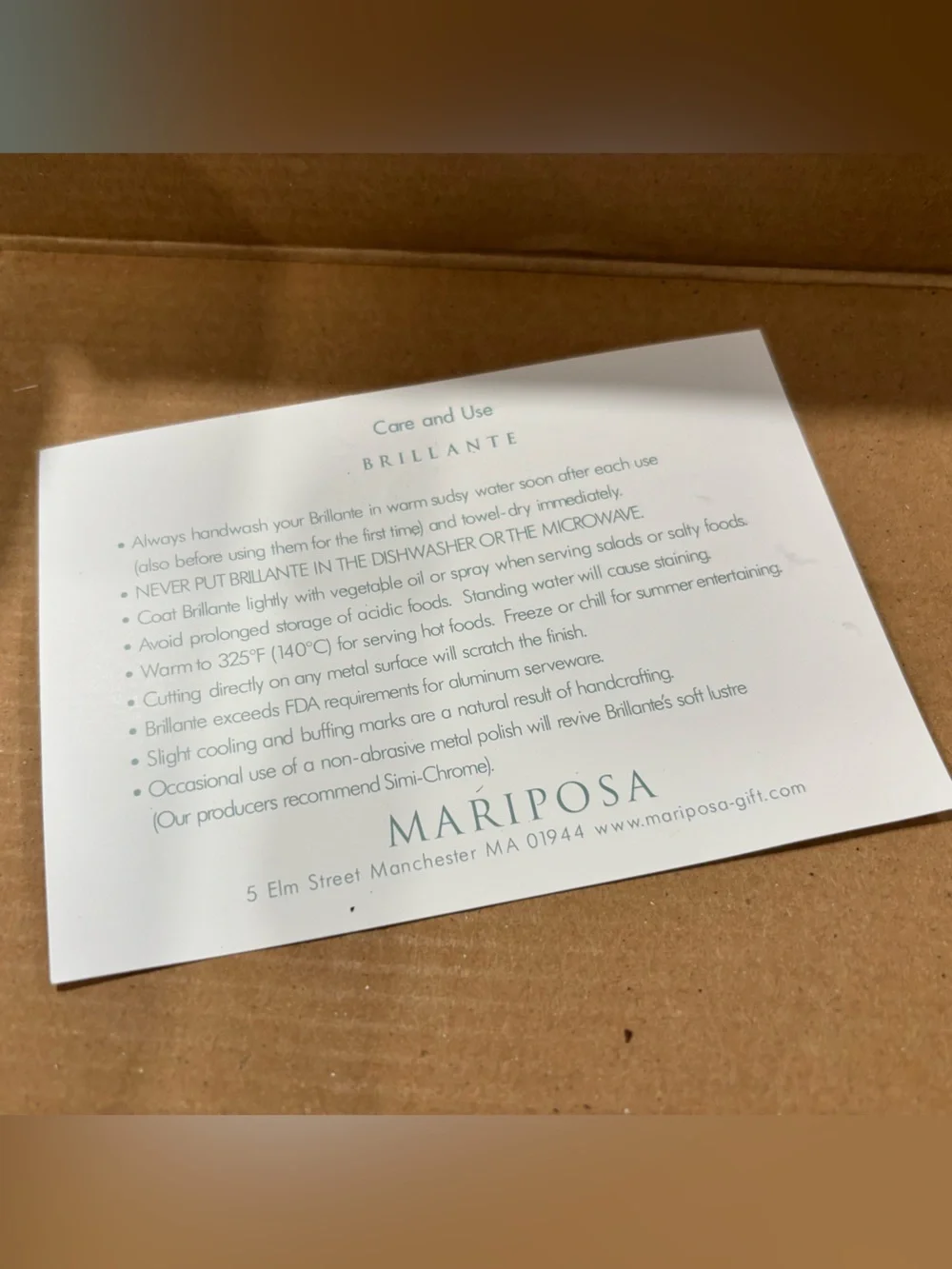 Mariposa String of Pearls Collection Small Oyster Server NIB